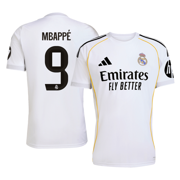 MBAPPÉ #9 Реал Мадрид Домакинска Тениска 2025/26