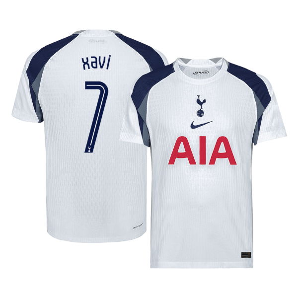 XAVI #7 Тотнъм Хотспър Домакинска Тениска 2025/26 Authentic - UCL