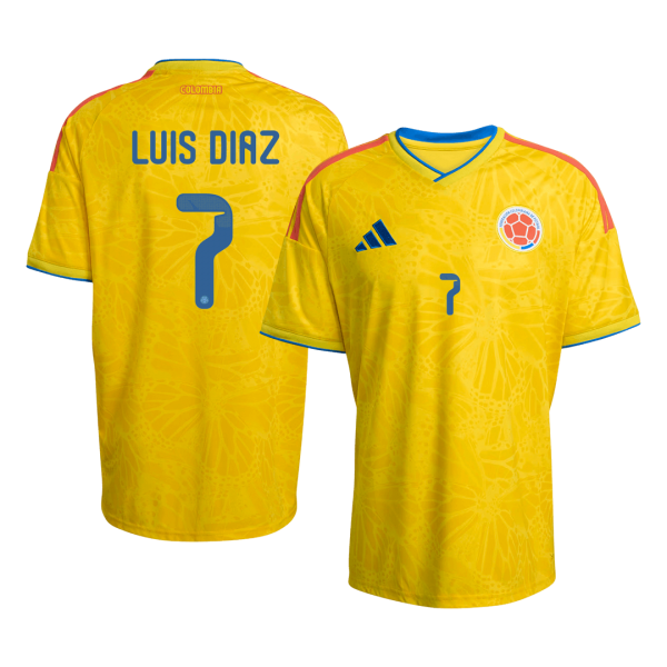LUIS DíAZ #7 Колумбия Домакинска Тениска - Световно 2026