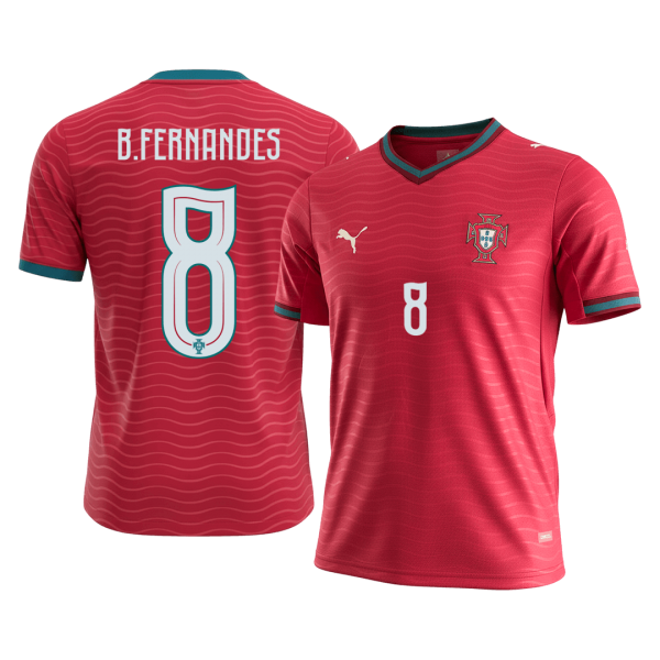 B.FERNANDES #8 Португалия Домакинска Тениска - Световно 2026