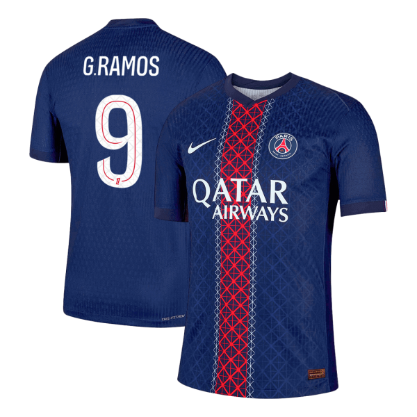 G.RAMOS #9 Пари Сен Жермен Домакинска Тениска 2025/26 Authentic
