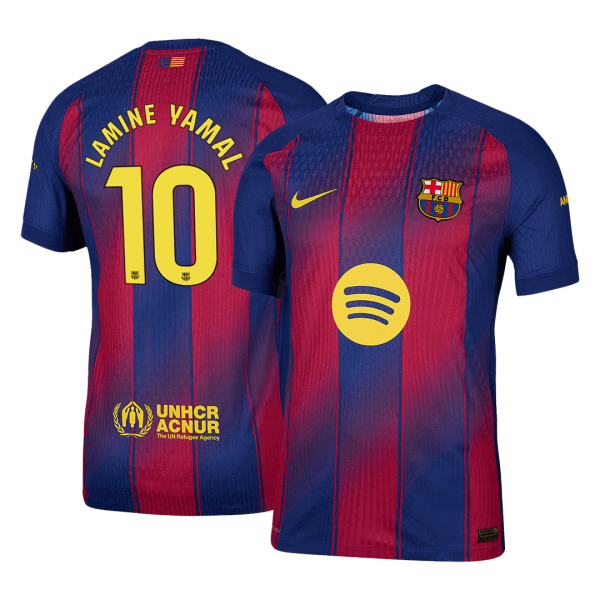 LAMINE YAMAL #10 Барселона Домакинска Тениска 2025/26 Authentic