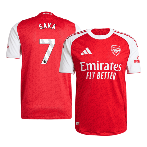 SAKA #7 Арсенал Домакинска Тениска 2025/26 Authentic
