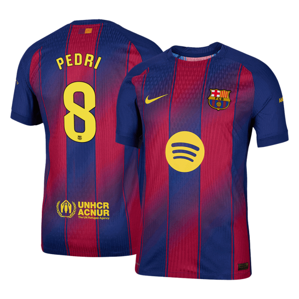 PEDRI #8 Барселона Домакинска Тениска 2025/26 Authentic