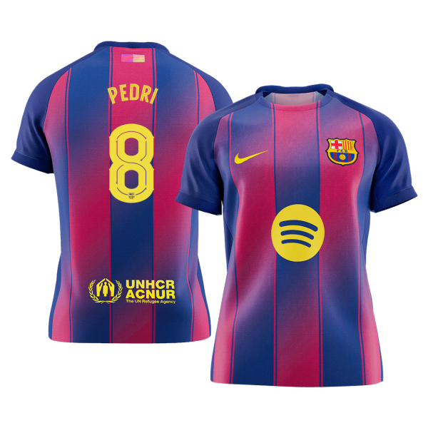 PEDRI #8 Барселона Домакинска Тениска 2025/26 - UCL