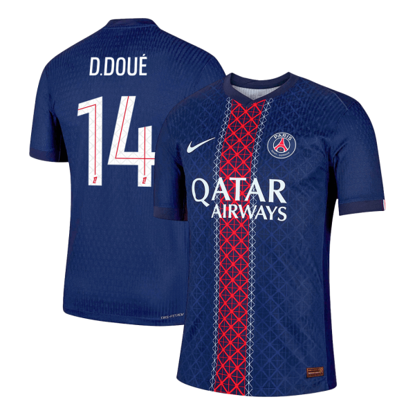 D.DOUÉ #14 Пари Сен Жермен Домакинска Тениска 2025/26 Authentic
