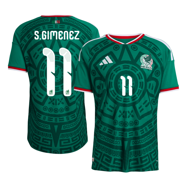 S.GIMENEZ #11 Мексико Домакинска Тениска - Световно 2026 Authentic