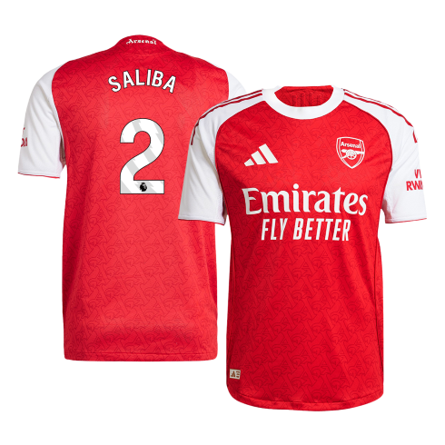 SALIBA #2 Арсенал Домакинска Тениска 2025/26 Authentic