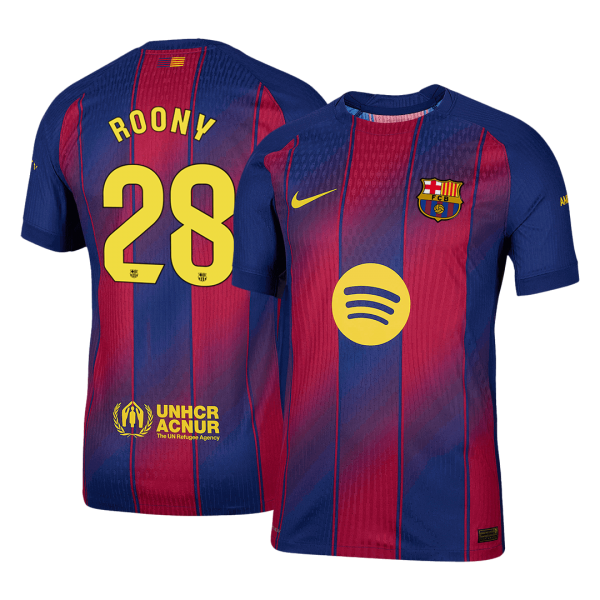 ROONY #28 Барселона Домакинска Тениска 2025/26 Authentic