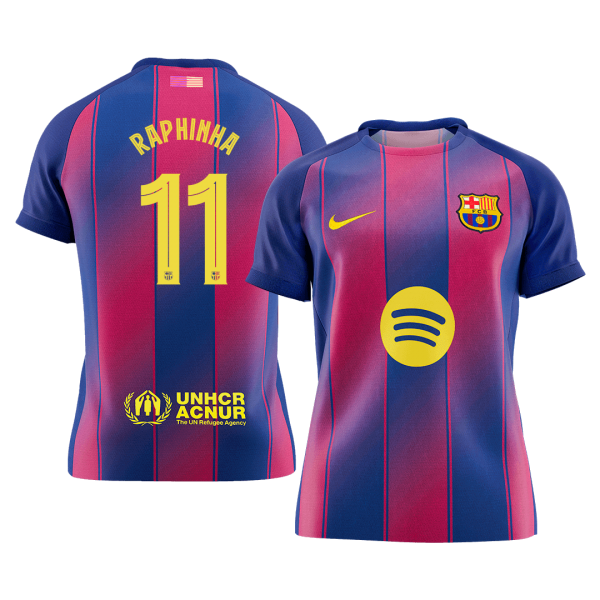 RAPHINHA #11 Барселона Домакинска Тениска 2025/26 - UCL