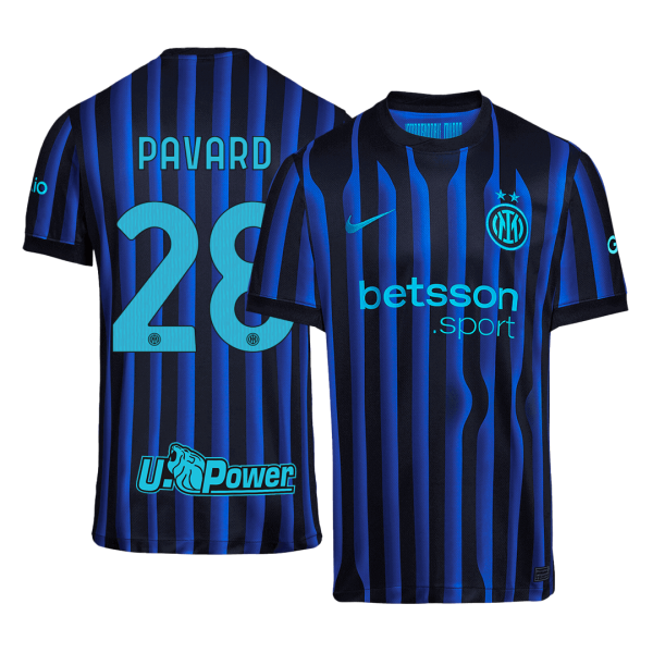 PAVARD #28 Интер Милано Домакинска Тениска 2025/26