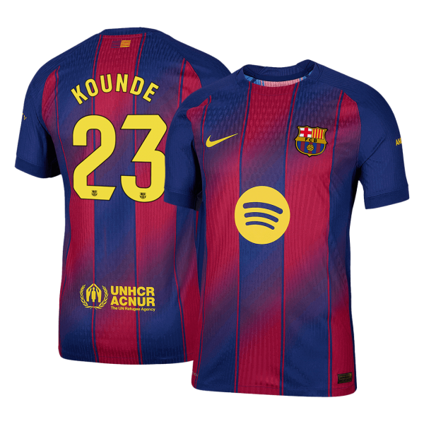 KOUNDE #23 Барселона Домакинска Тениска 2025/26 Authentic