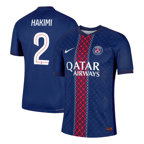 HAKIMI #2 Пари Сен Жермен Домакинска Тениска 2025/26 Authentic