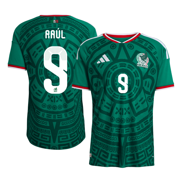 Raúl #9 Мексико Домакинска Тениска - Световно 2026 Authentic