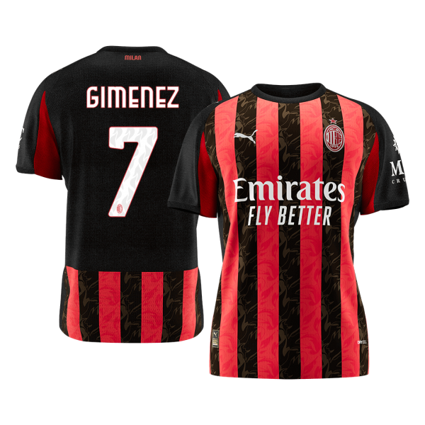GIMENEZ #7 АК Милан Домакинска Тениска 2025/26